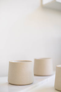 Raw Stoneware Minimal Cup