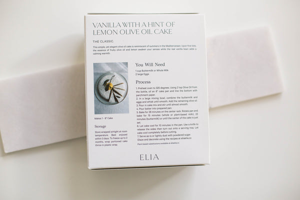 Olive Oil Cake Mix | Vanilla Bean with a hint of Lemon