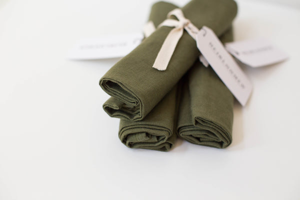 Linen Tea Towel | Olive