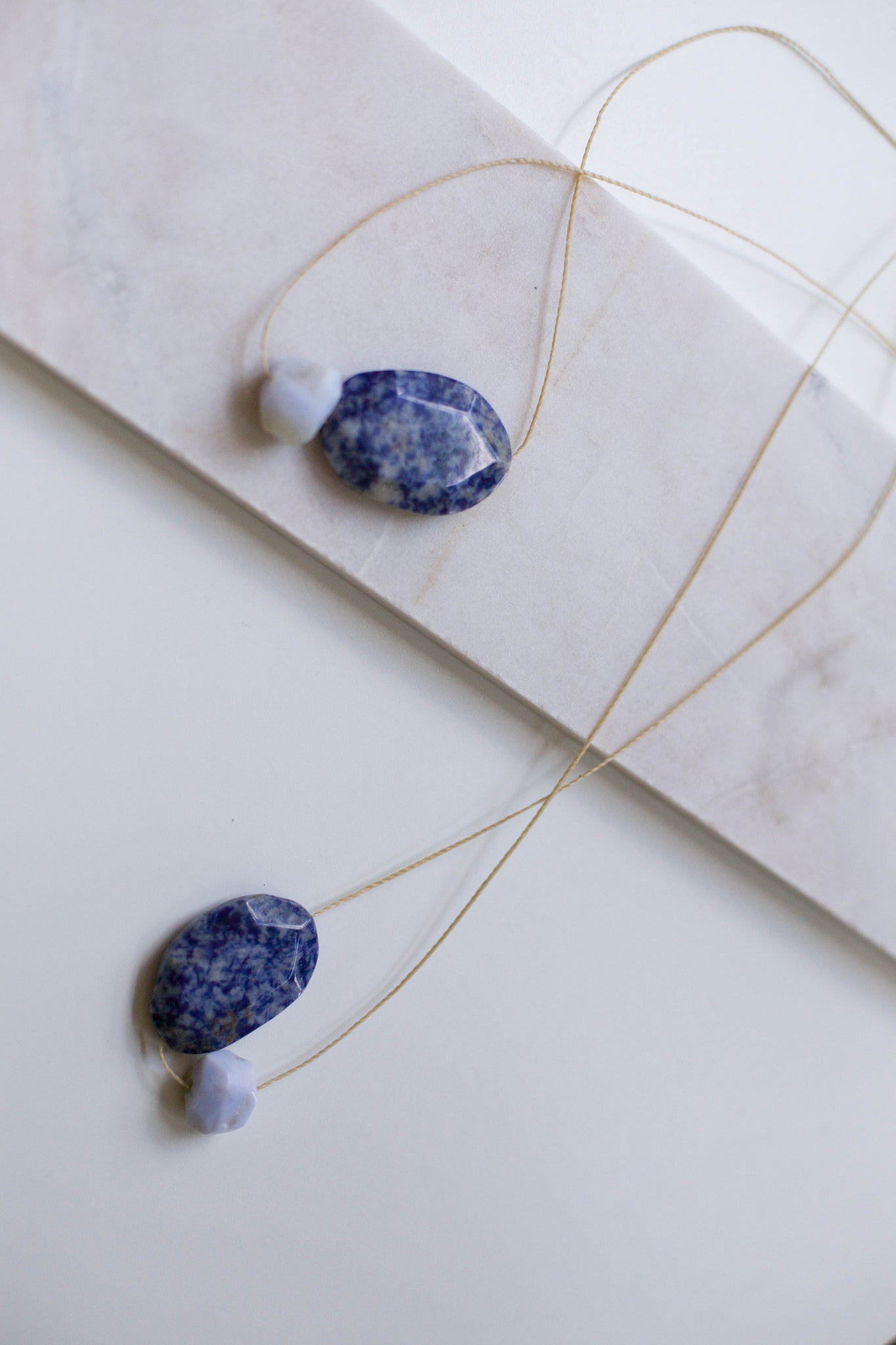 Slip Necklace | Blue Aventurine